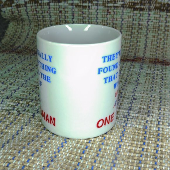 Vintage “Work of 10 Men...” Coffee Mug Cup - Picture 2 of 6